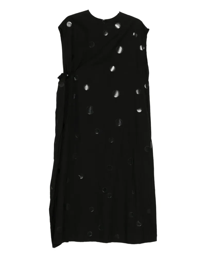 Yohji Yamamoto polka-dot dress - Schwarz Schwarz