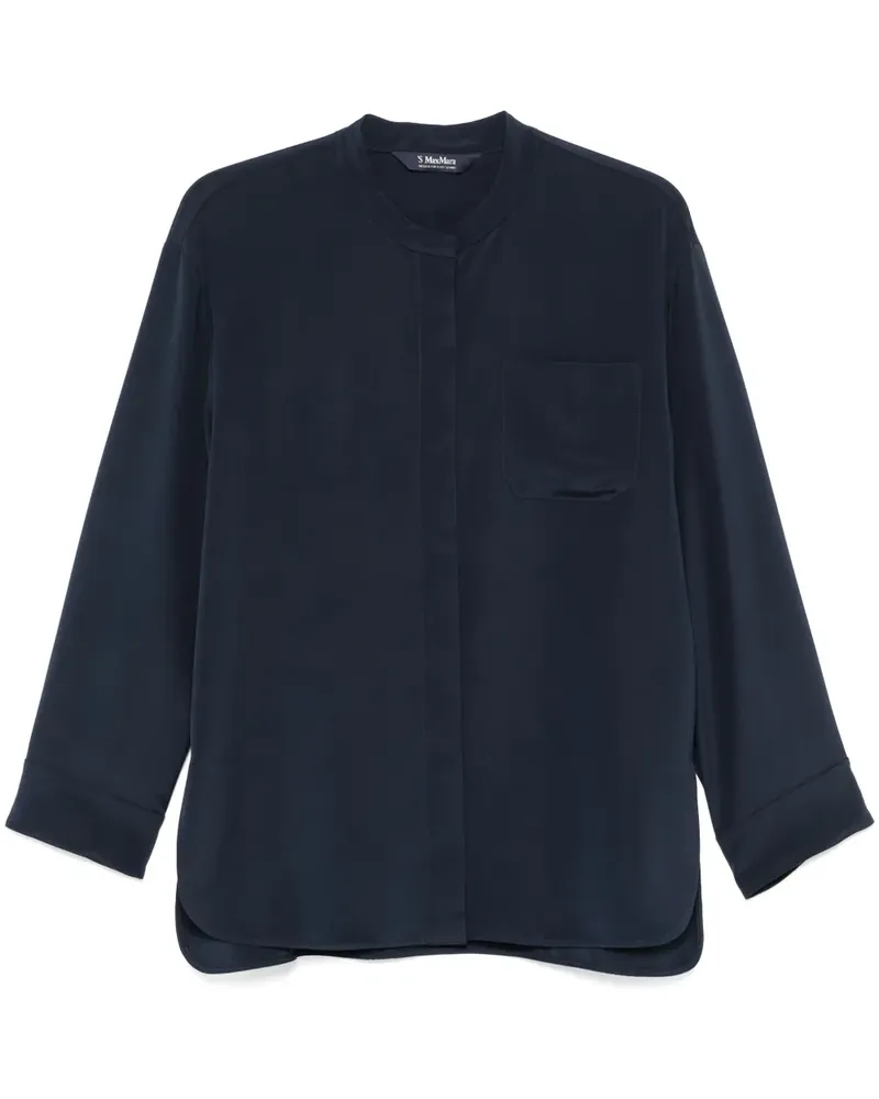 Max Mara Leticia Hemd - Blau Blau