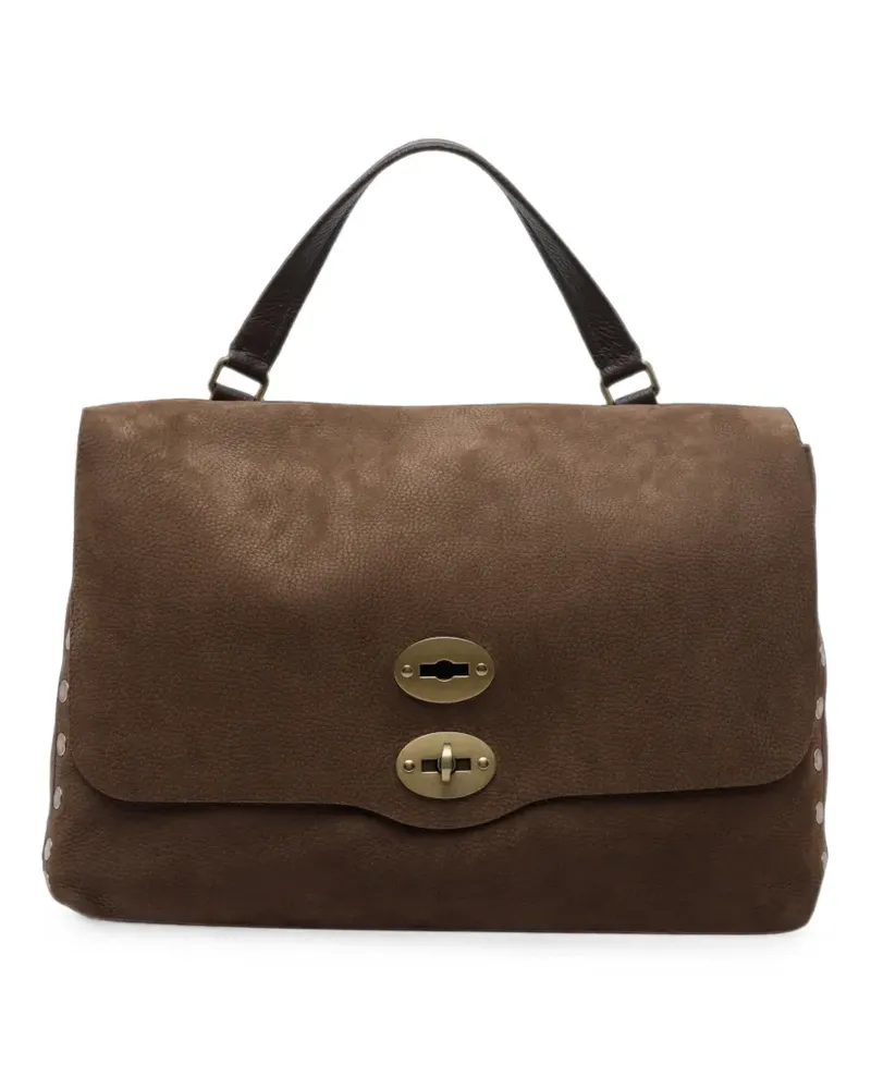 Zanellato Postina Schultertasche - Braun Braun