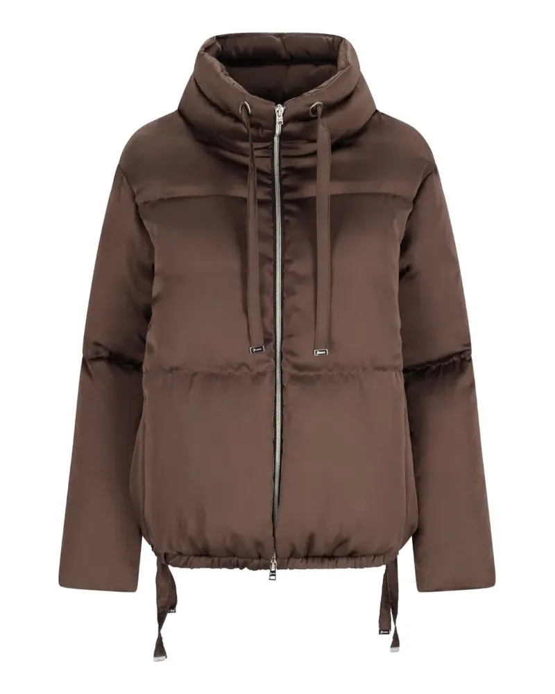 Herno Resort quilted high-neck jacket - Braun Braun