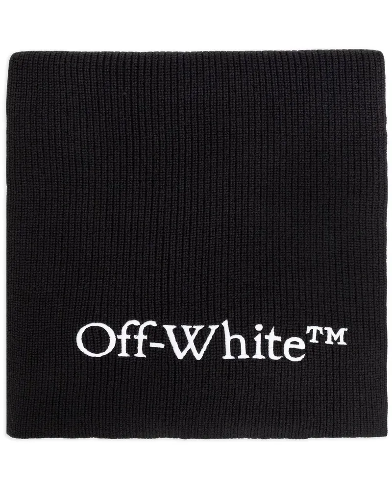 OFF-WHITE Bookish Schal - Schwarz Schwarz