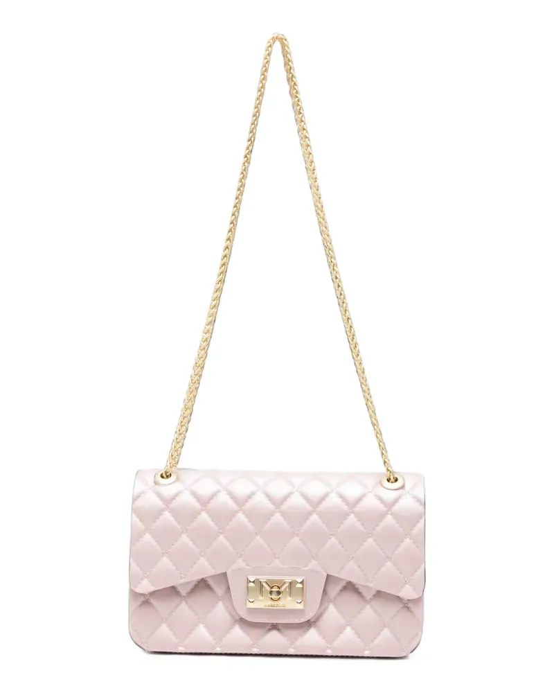 MARC ELLIS small Flat Falcon 27 quilted crossbody bag - Rosa Rosa