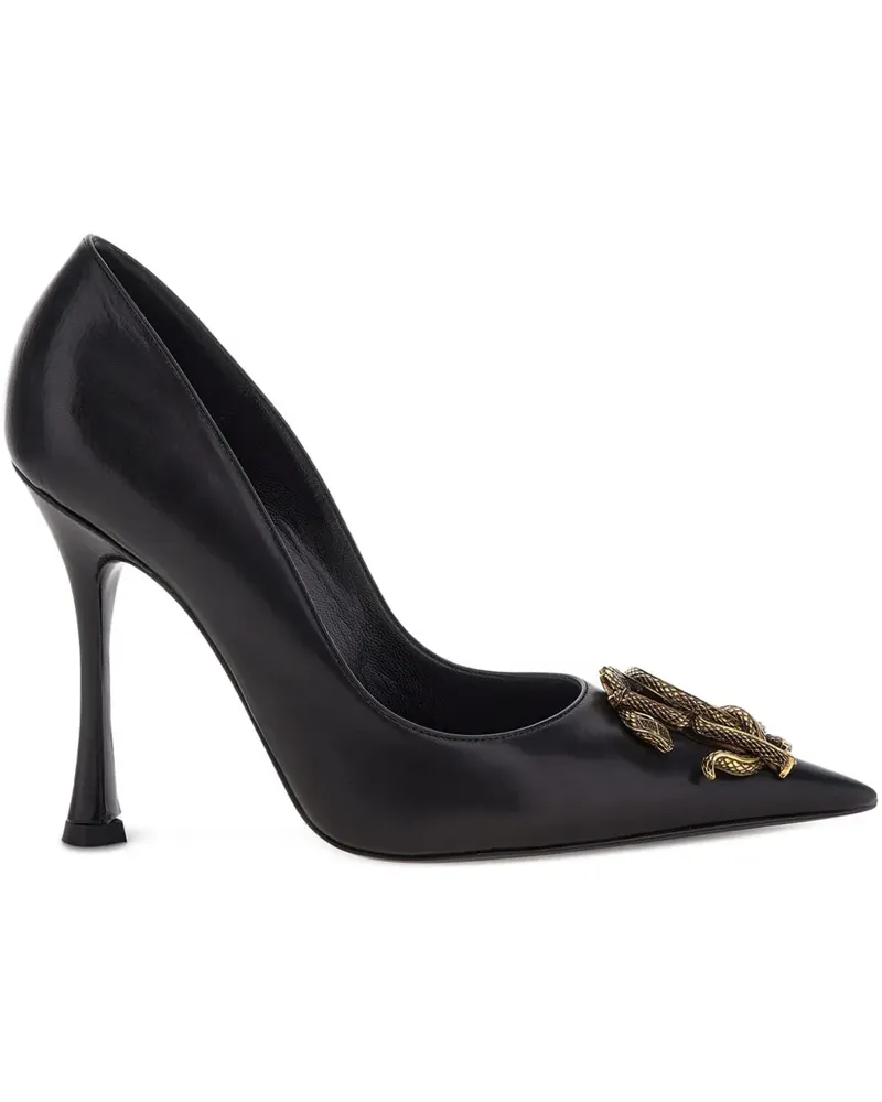 Roberto Cavalli Mirror Snake Pumps - Schwarz Schwarz