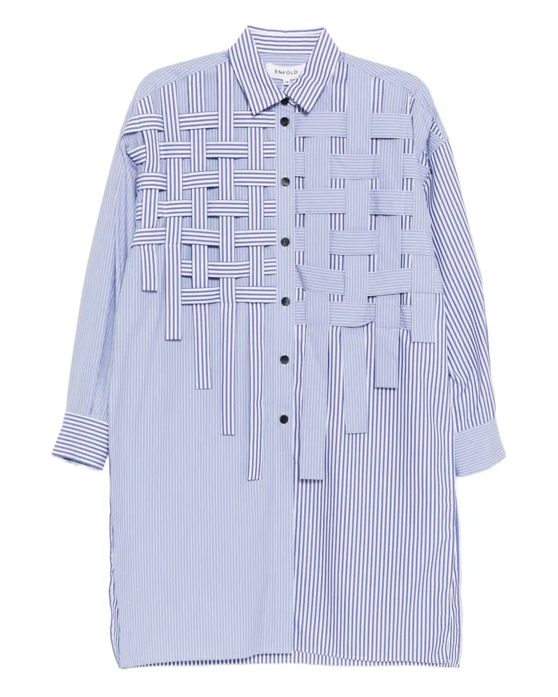 ENFÖLD striped shirt - Blau Blau