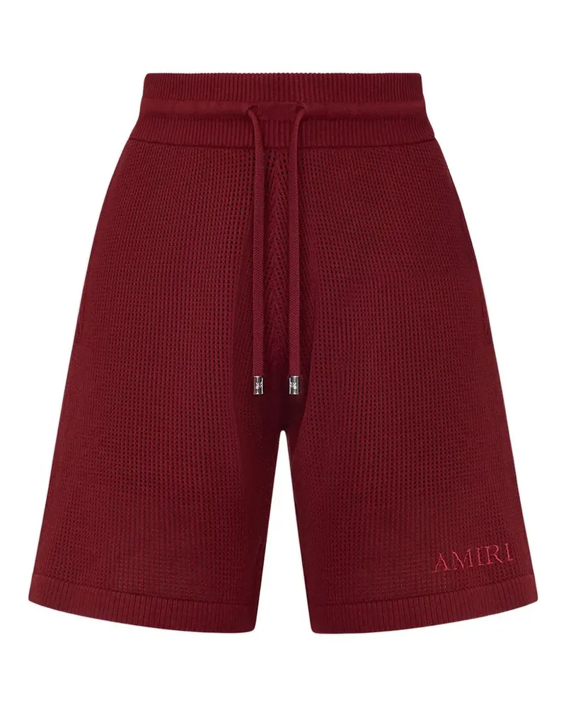Amiri Joggingshorts mit Logo-Stickerei - Rot Rot