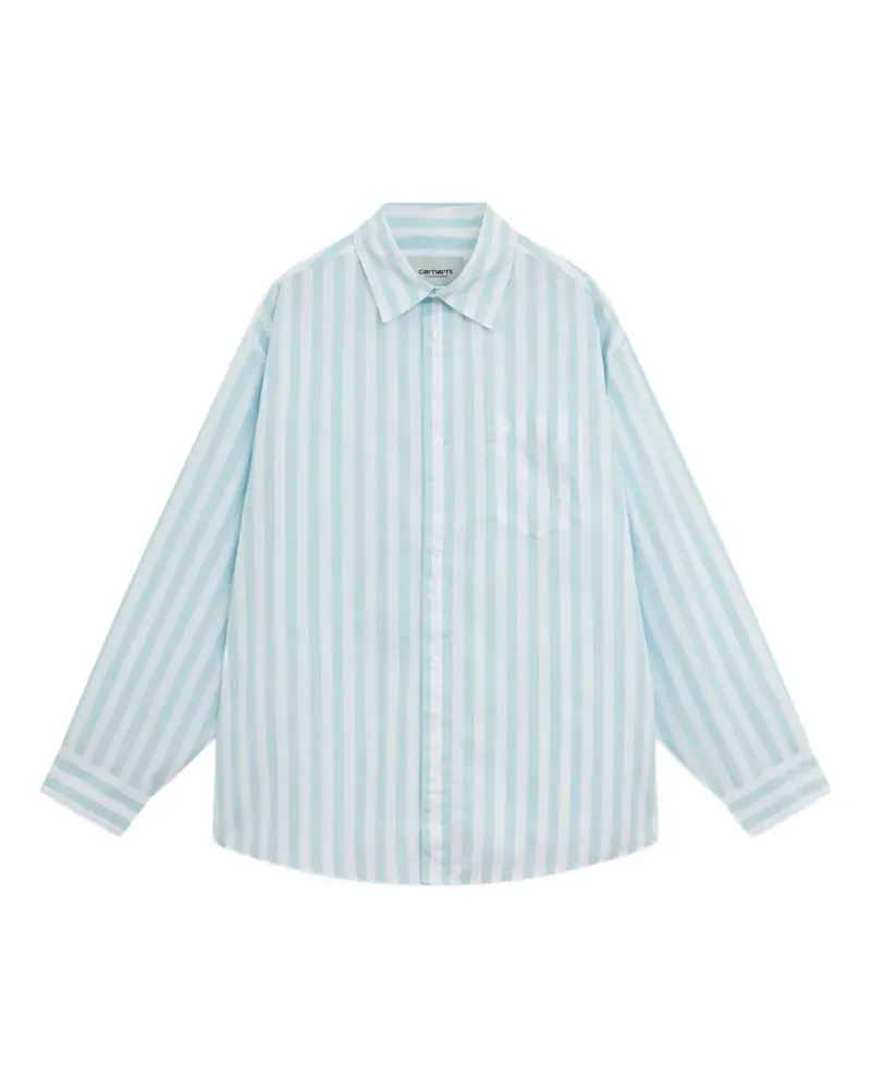 Carhartt WIP striped shirt - Blau Blau
