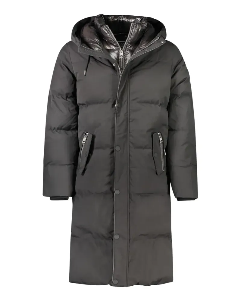 Guess hooded quilted puffer coat - Schwarz Schwarz