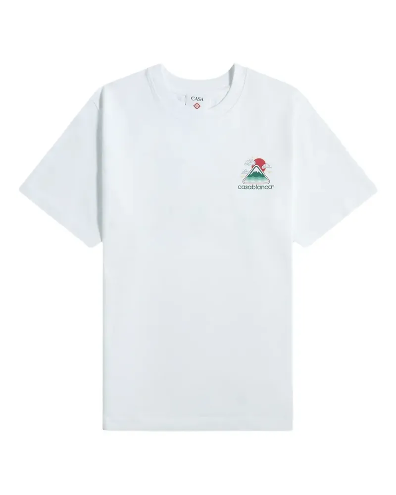 Casablanca Paris Gradient Square T-shirt - Weiß Weiß