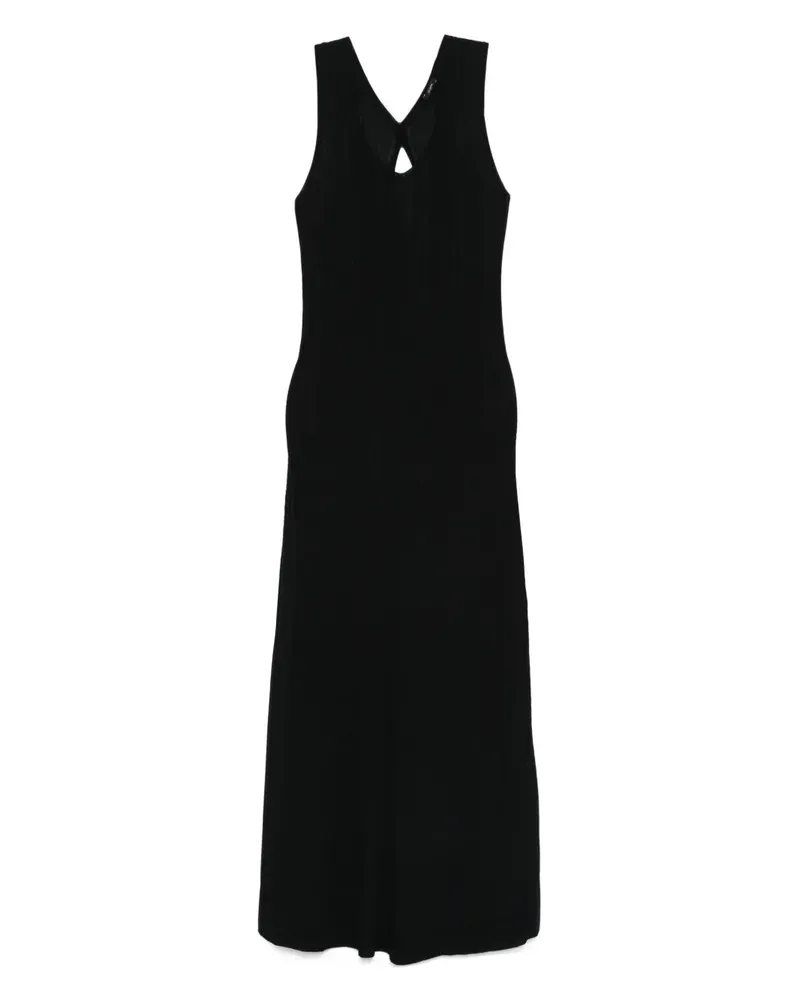 Joseph Geripptes Kleid ohne Ärmel - Schwarz Schwarz