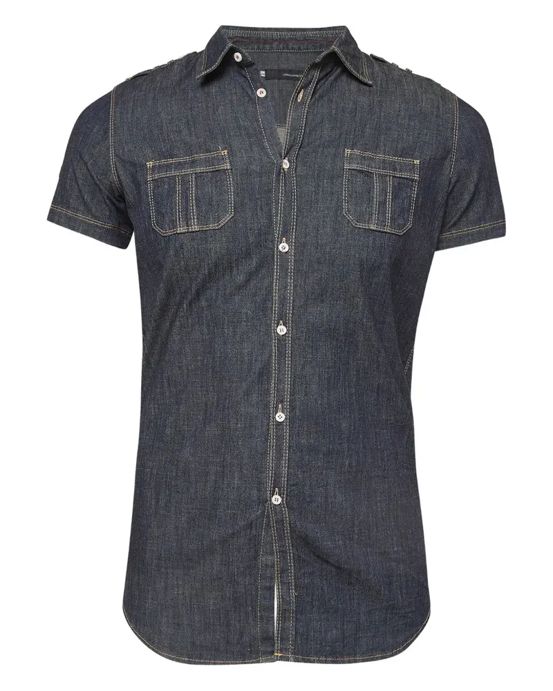 Dsquared2 Klassisches Jeanshemd - Blau Blau