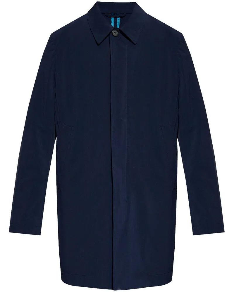 Paul Smith Einreihiger Mantel - Blau Blau