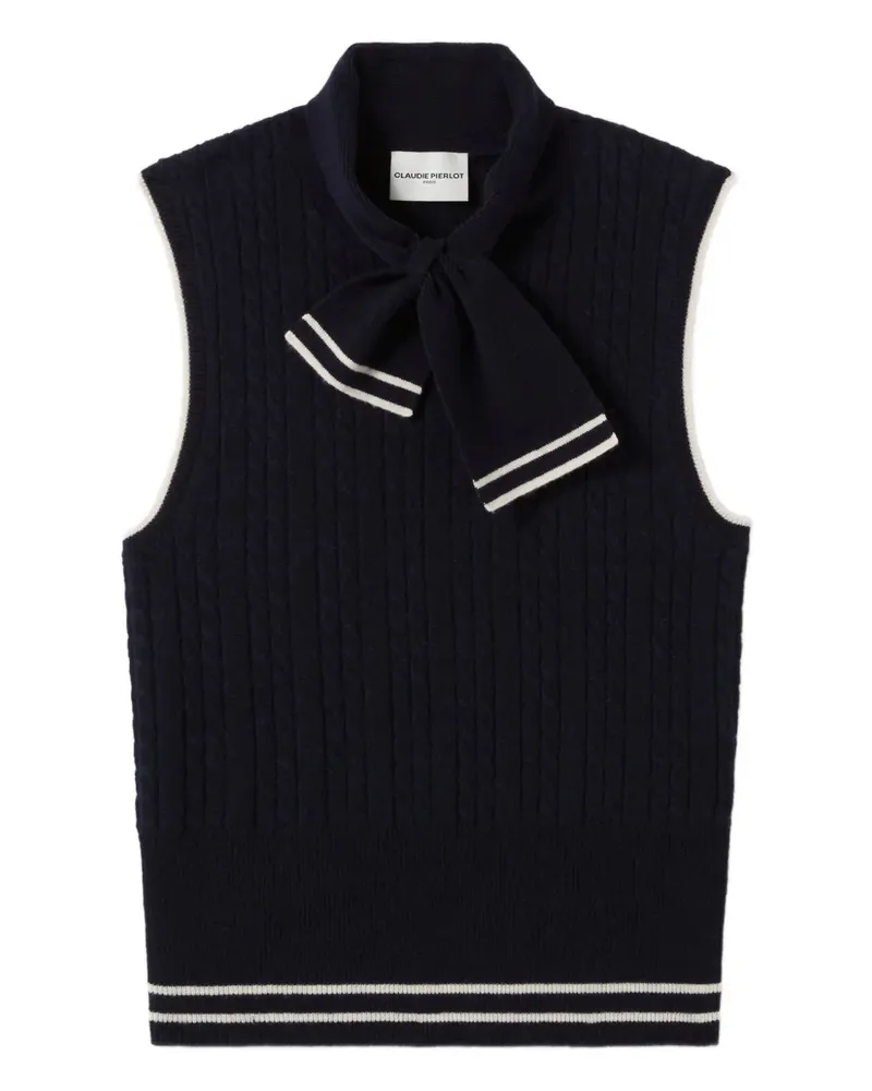 Claudie Pierlot Gestricktes Top - Blau Blau