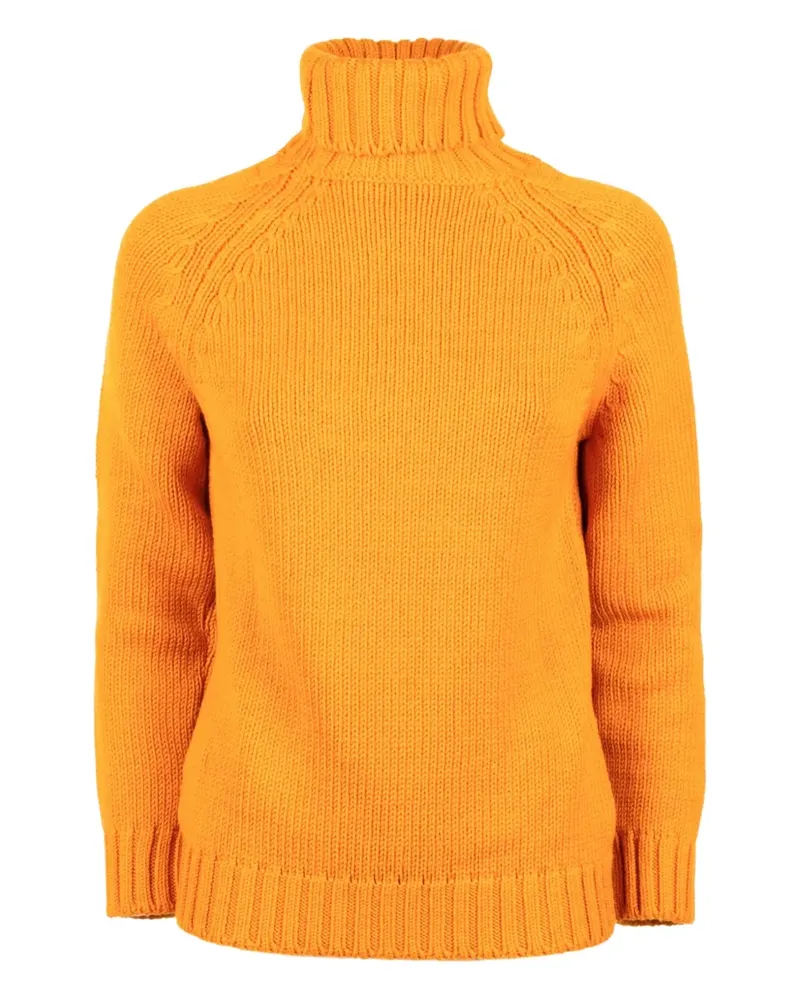 BASE Milano roll-neck sweater - Orange Orange