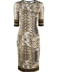 Just Cavalli Kleid mit Animal-Print Nude