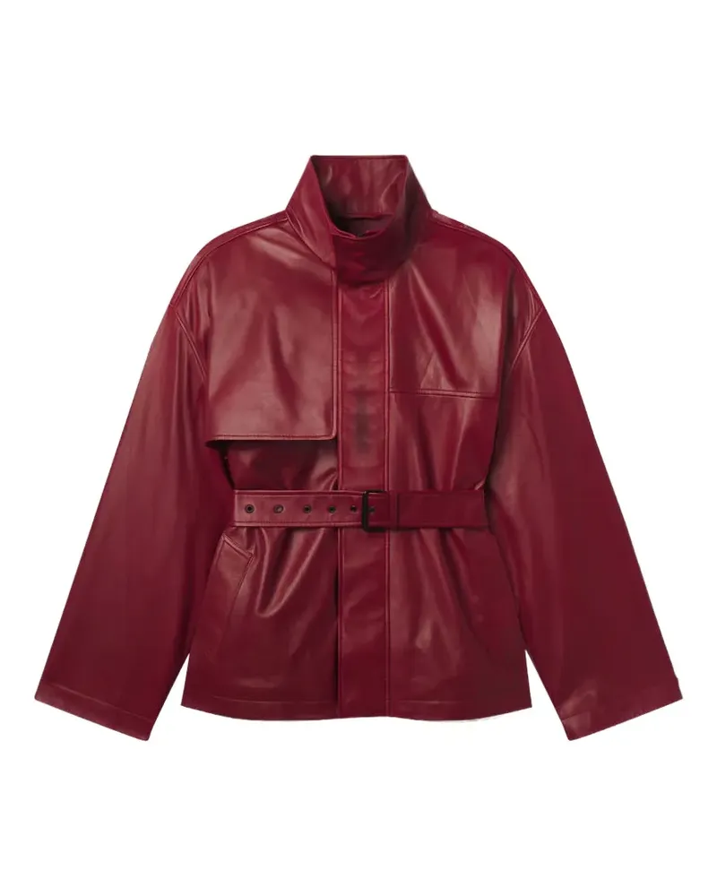 Frame Denim Alexandra leather jacket - Rot Rot