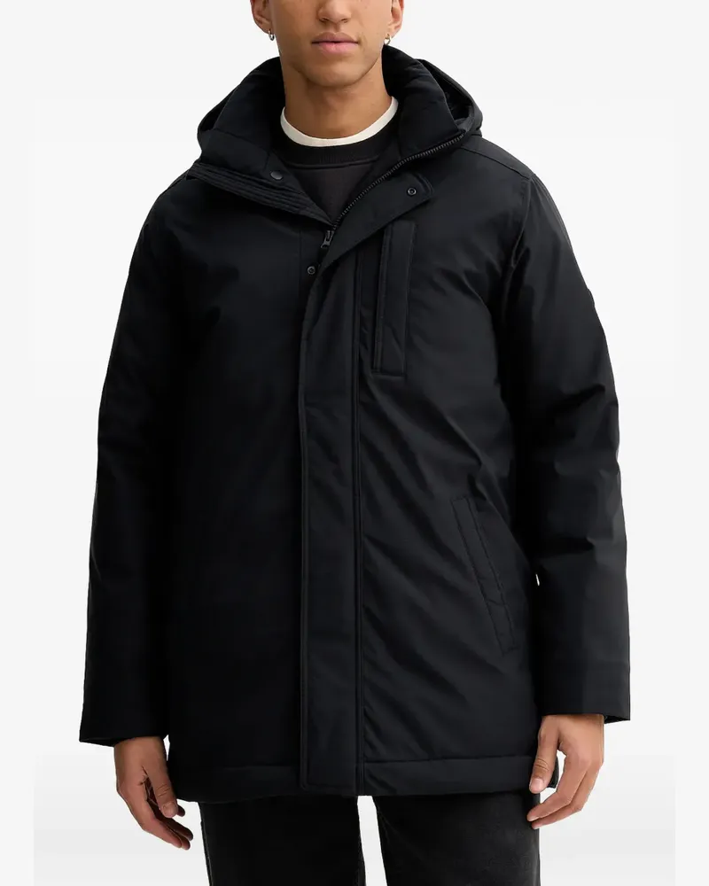 Hollister hooded pocket jacket - Schwarz Schwarz