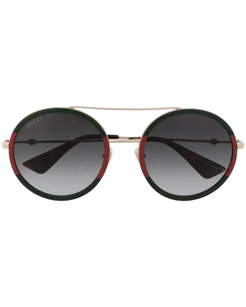 Gucci Sonnenbrille mit runden Gläsern - Grün Grün
