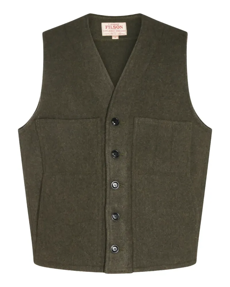 Filson button-up wool vest - Grün Grün