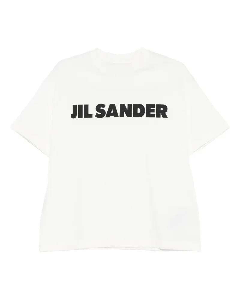 Jil Sander T-Shirt mit rundem Ausschnitt - Weiß Weiß