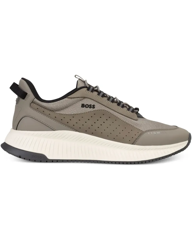 HUGO BOSS Perforierte Sneakers - Nude Nude