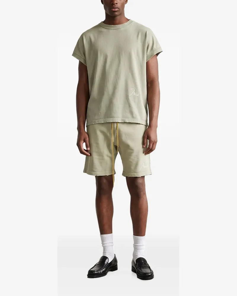 RHUDE Classique Sweatshorts - Grün Grün