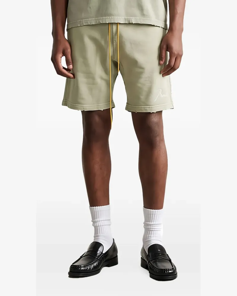 RHUDE Classique Sweatshorts - Grün Grün
