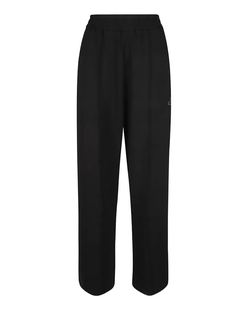 HINNOMINATE elasticated-waistband wide-leg trousers - Schwarz Schwarz