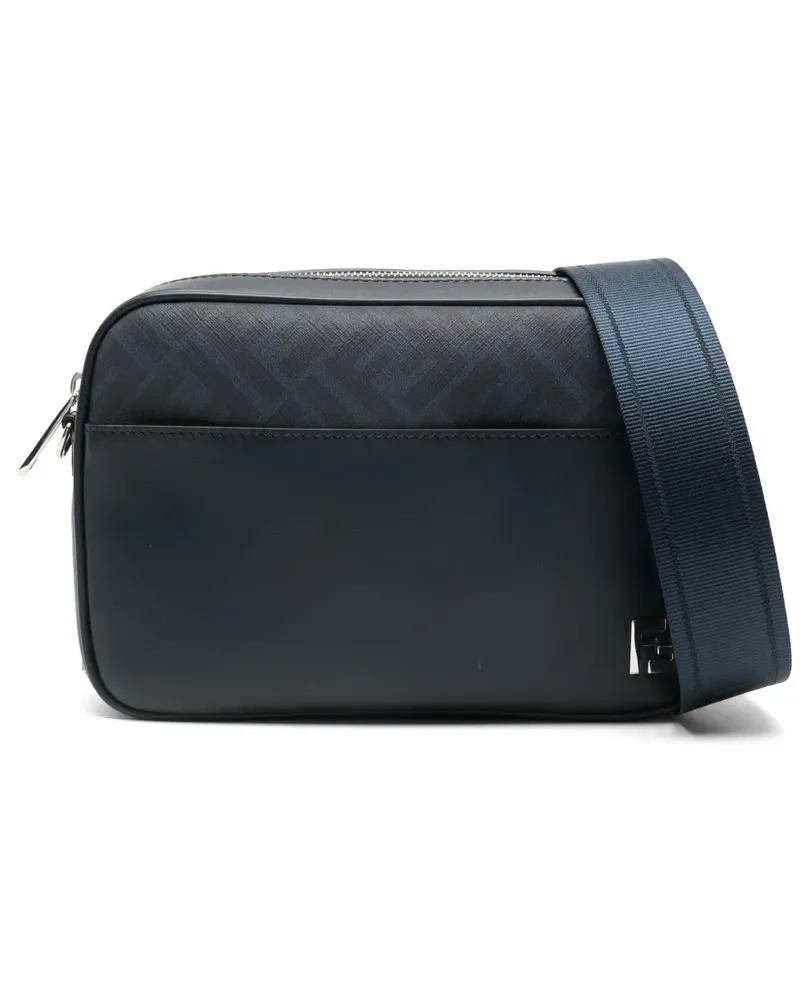 Fendi Schultertasche mit FF - Blau Blau