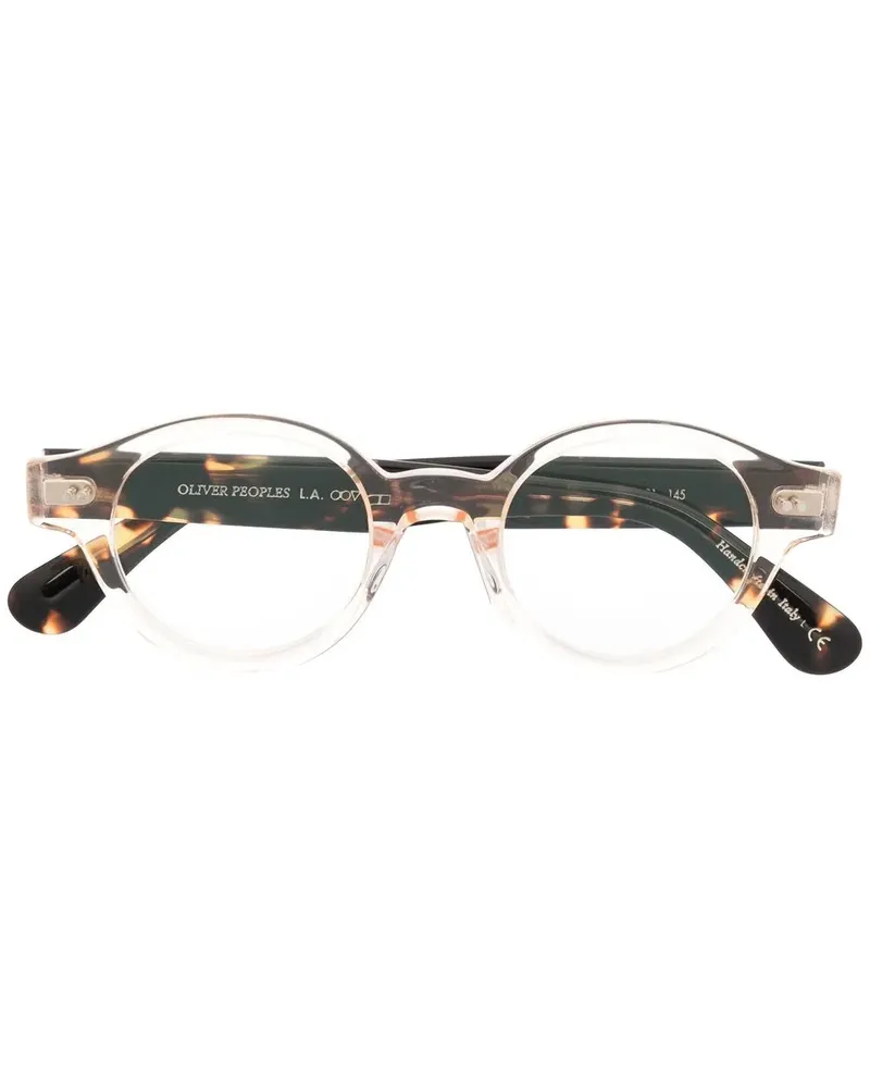 Oliver Peoples Brille mit rundem Gestell - Nude Nude