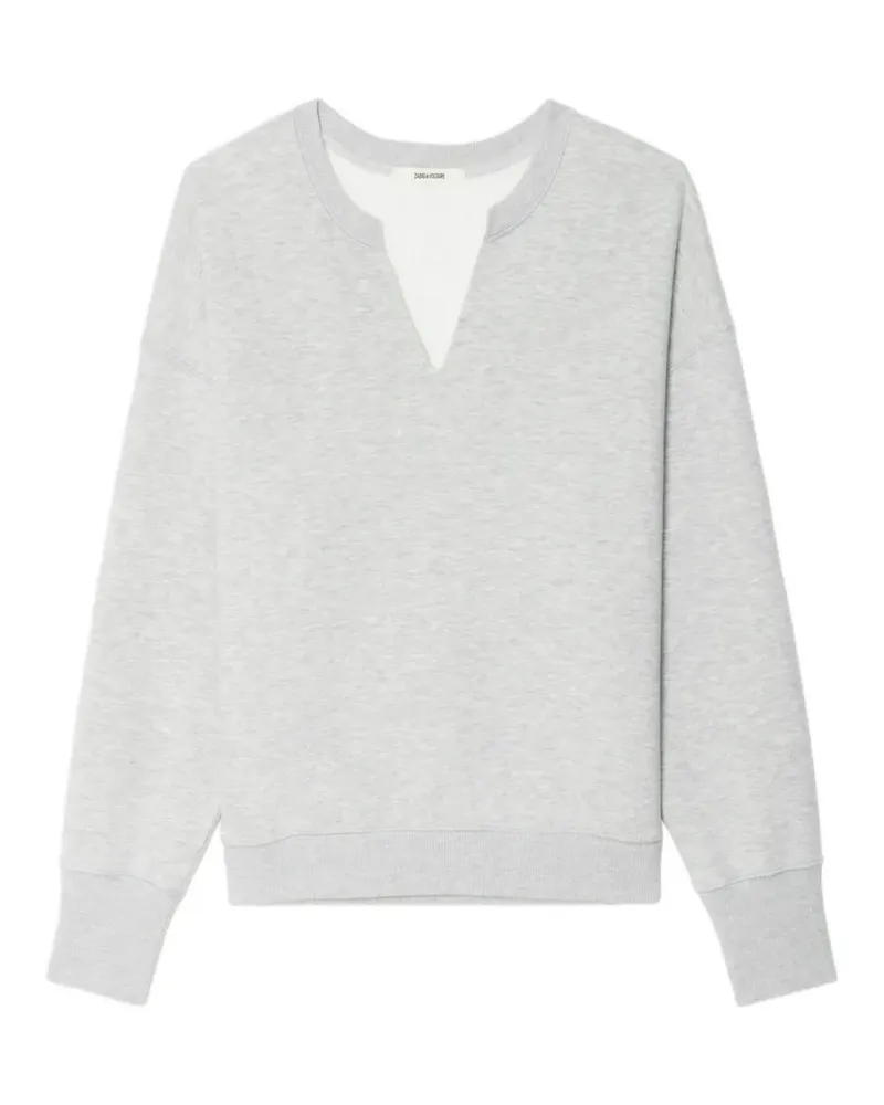 Zadig & Voltaire Olive v-neck sweatshirt - Grau Grau