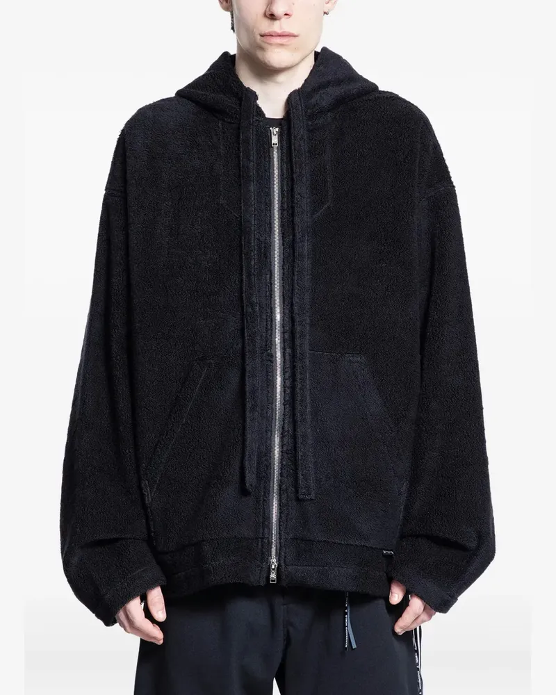 Mastermind World Kapuzenjacke mit Totenkopf-Print - Schwarz Schwarz