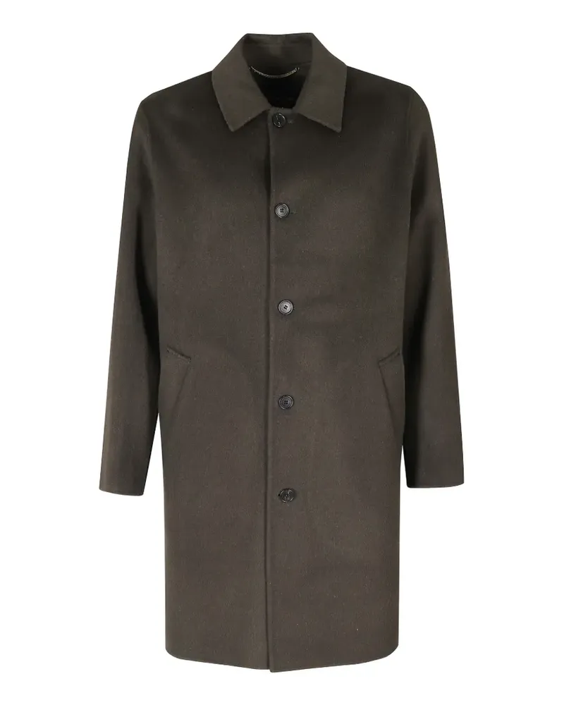 Department 5 spread-collar single-breasted coat - Grün Grün