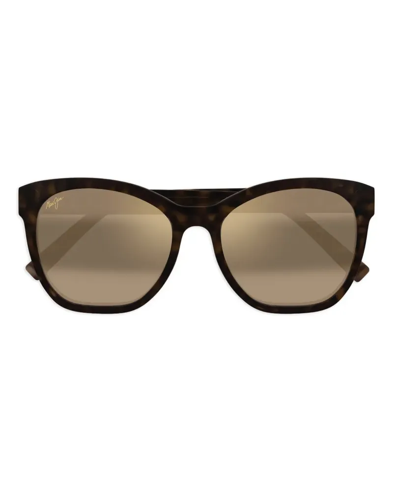 Maui Jim Alulu Sonnenbrille in Schildpattoptik - Braun Braun