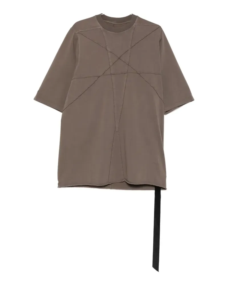 DRKSHDW by Rick Owens T-Shirt mit Pentagramm-Stickerei - Grau Grau