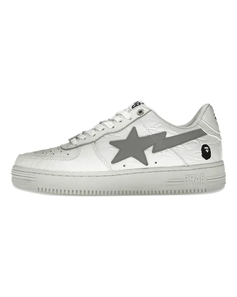BAPE star camouflage sneakers - Weiß Weiß