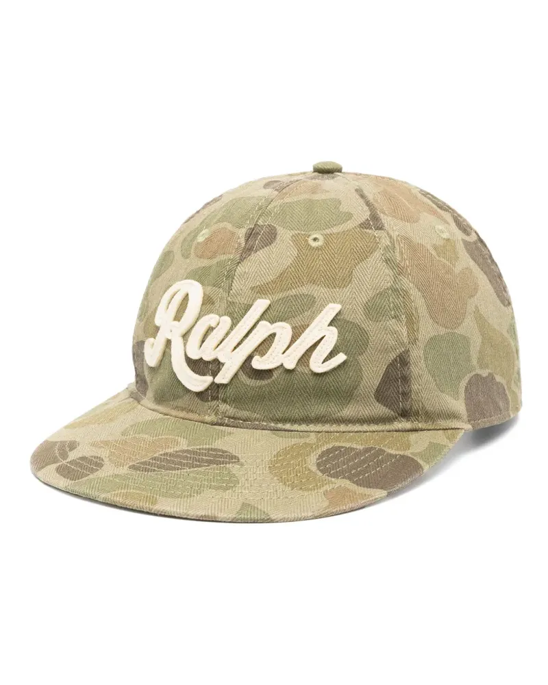 Ralph Lauren Camo Baseballkappe mit Fischgrätenmuster - Grün Grün