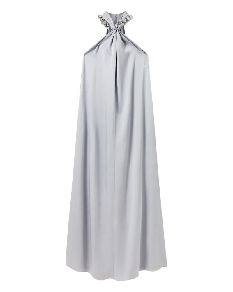 Stella McCartney Kleid mit Neckholder-Ausschnitt - Grau Grau