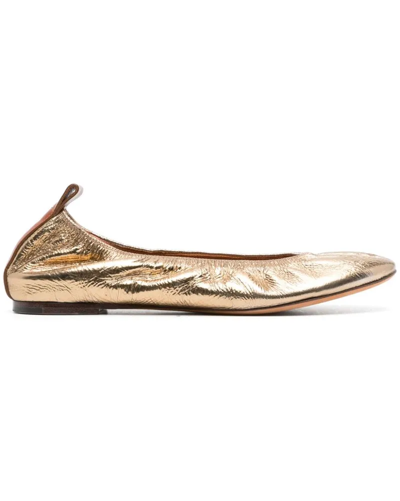 Lanvin Ballerinas im Metallic-Look - Silber Silber