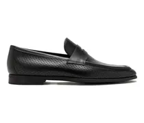 Perforierte Loafer - Schwarz