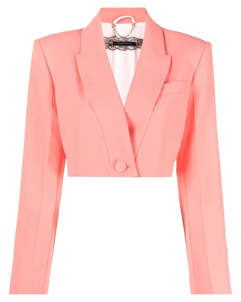 Patrizia Pepe Blazer mit steigendem Revers Rosa