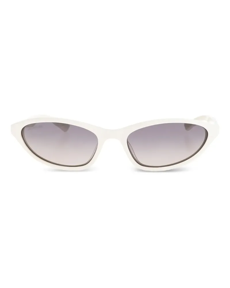 Balenciaga Neo Oval 2.0 frame sunglasses - Weiß Weiß