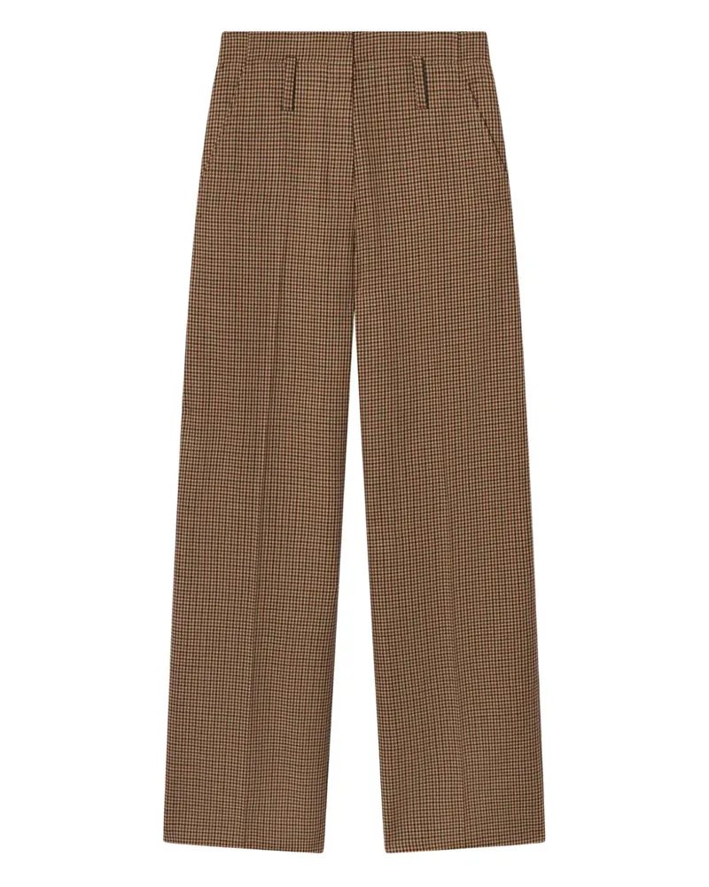 A.L.C. Hose mit Hahnentrittmuster - Nude Nude