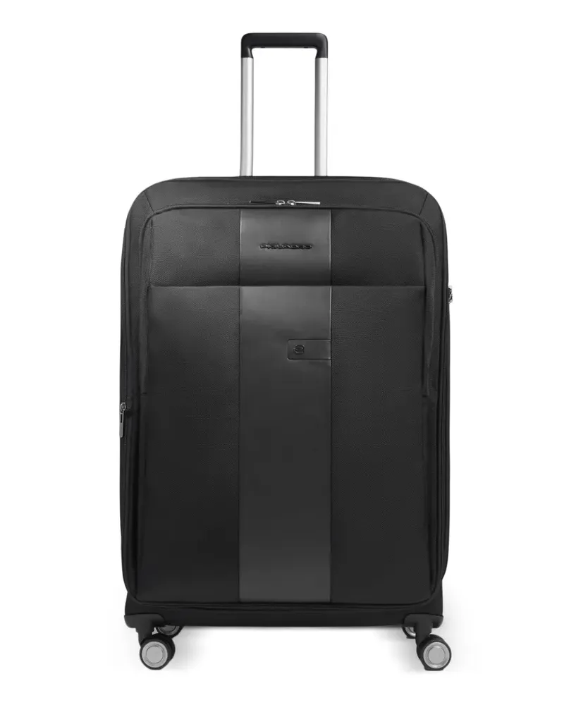 Piquadro Koffer mit erweiterbaren Einsätzen - Schwarz Schwarz