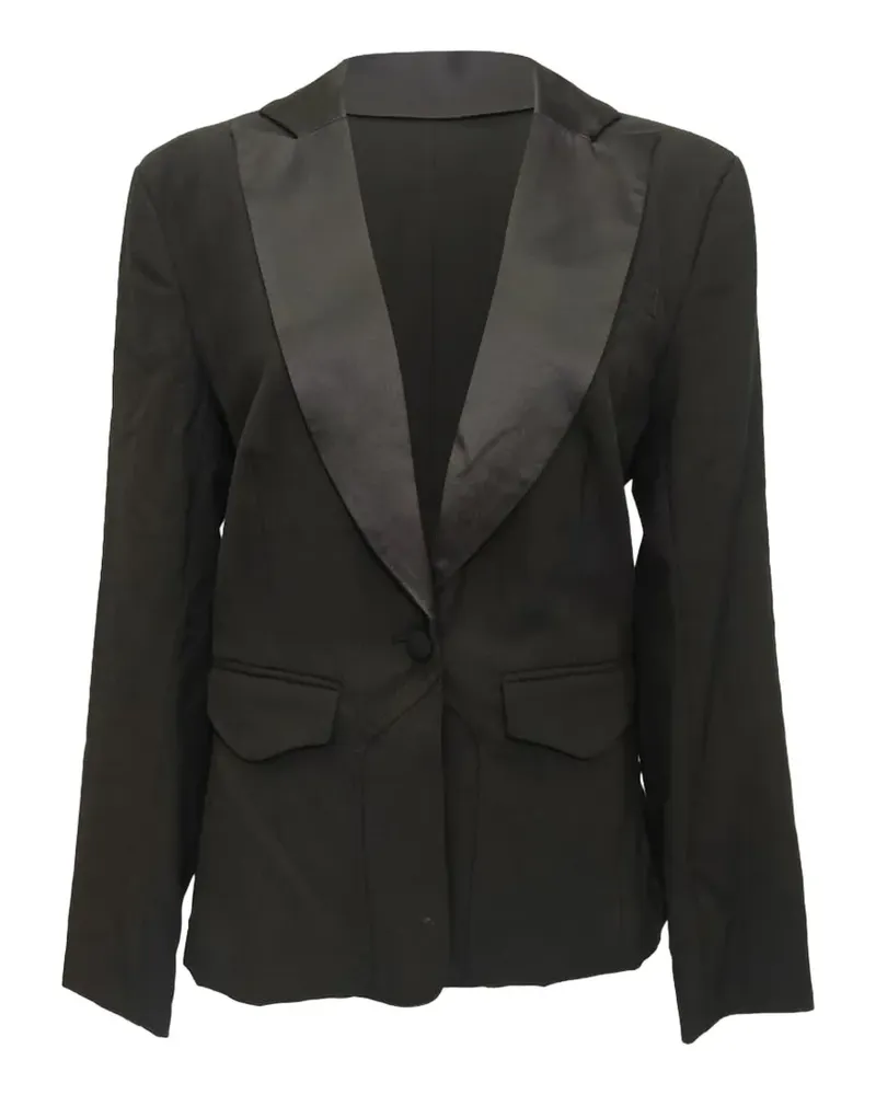 Altuzarra peplum notched-lapel blazer - Schwarz Schwarz