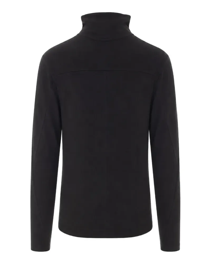 THOM KROM high-neck panelled sweater - Schwarz Schwarz