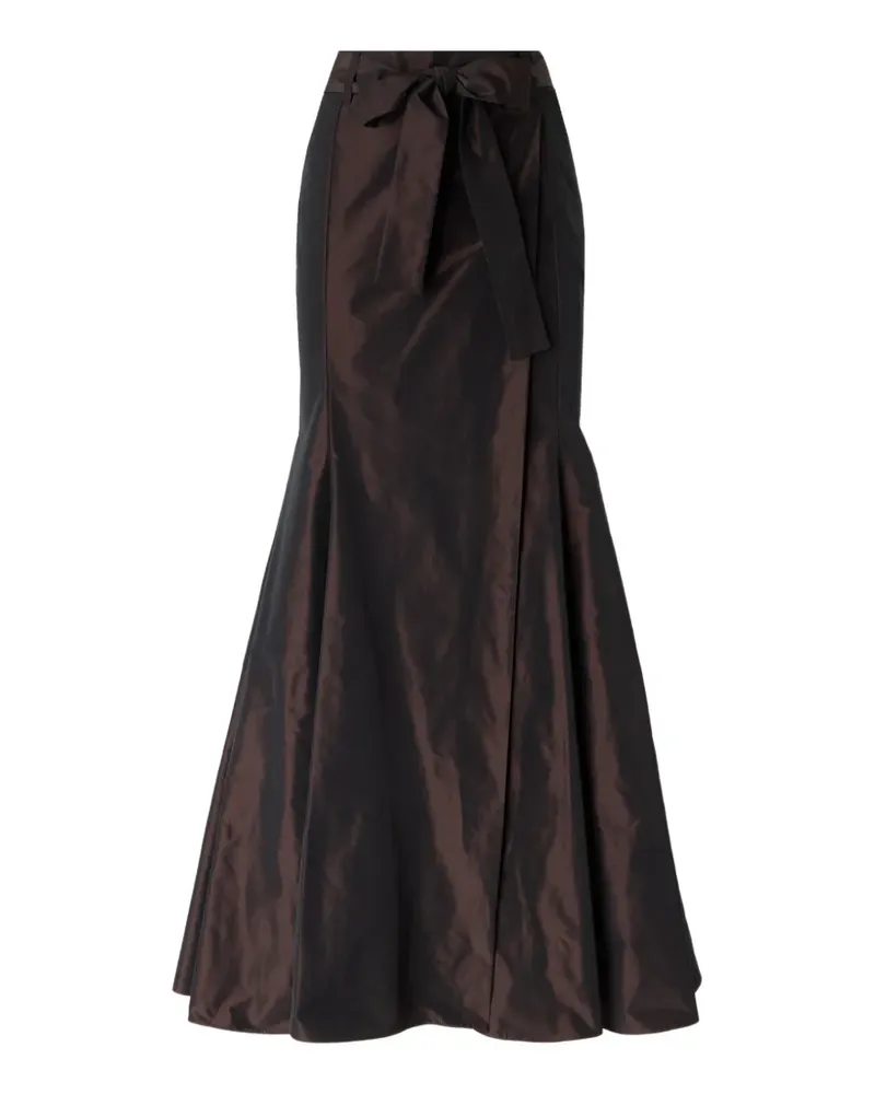 Pinko long taffeta mermaid skirt - Braun Braun