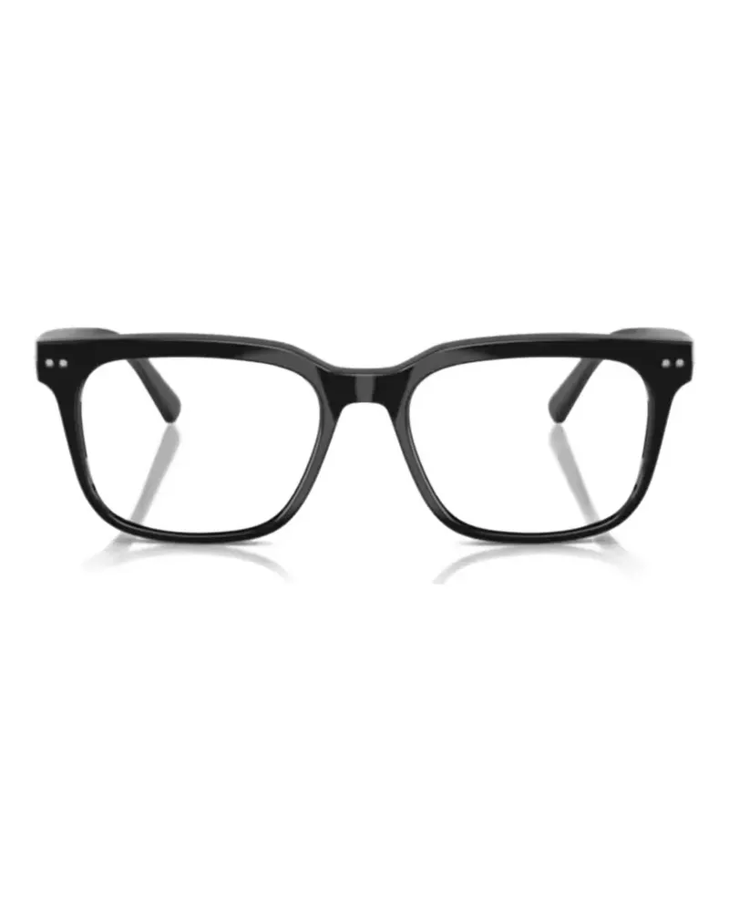 Nuance square-frame glasses - Schwarz Schwarz