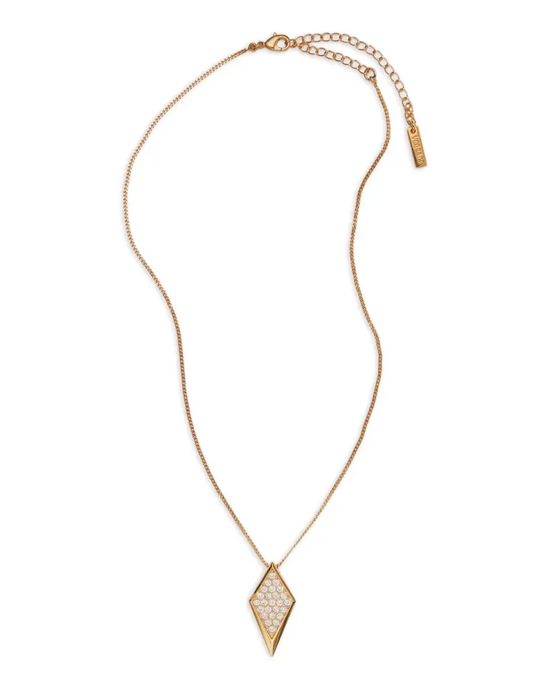 Versace Blade Halskette mit Kristallen - Gold Gold