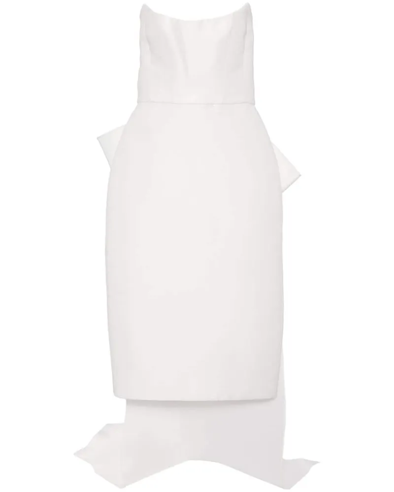 Amsale Kleid mit Schleife - Weiß Weiß