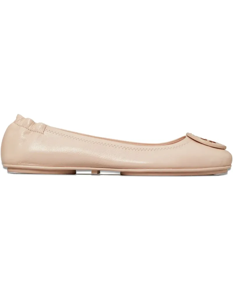 Tory Burch Minnie Ballerinas mit Logo - Rosa Rosa